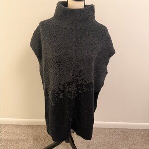 Lululemon Black Turtleneck Sleeveless Sweater